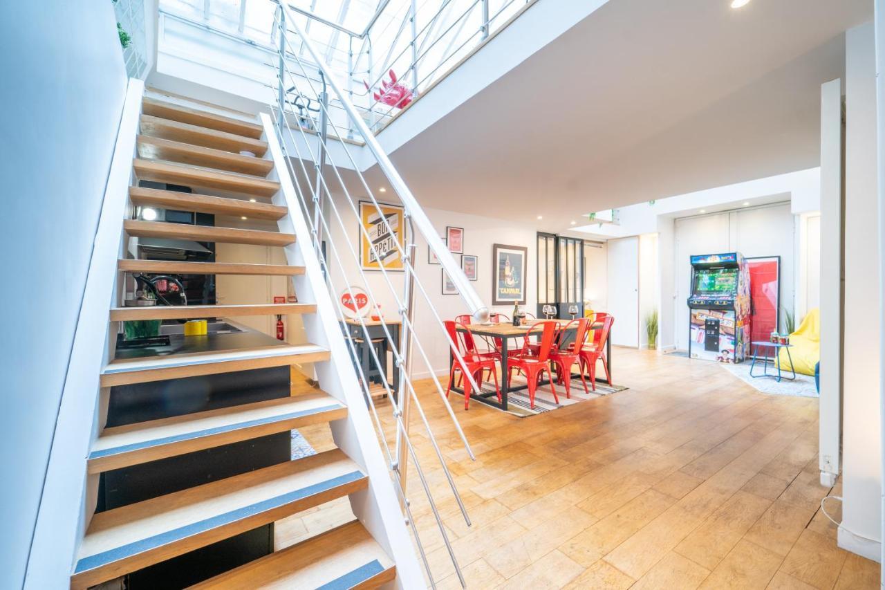 Loft Familial Au Coeur De Paris Avec Clim, Arcade Et Baby-Foot Proche Republique Et Canal St Martin Εξωτερικό φωτογραφία